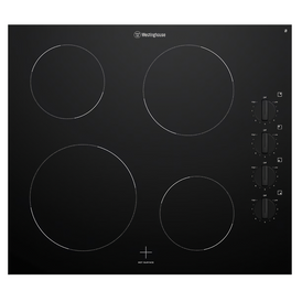 Westinghouse 60cm 4 Zone Ceramic Cooktop  - Black Glass