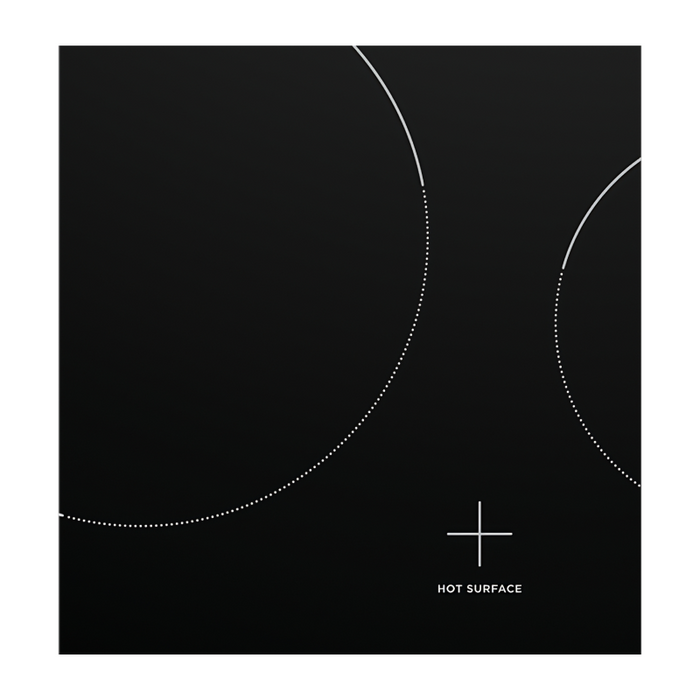 Westinghouse 60cm 4 Zone Ceramic Cooktop  - Black Glass