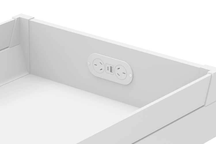 ADP In-Drawer Power Point White