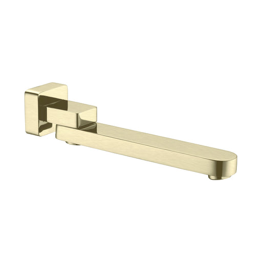 Nero Bianca Swivel Bath Spout Only - Brushed Gold-NR207BG-blue-leaf-bathware