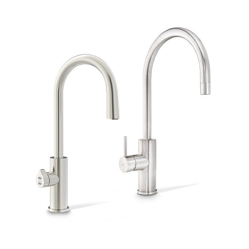 Zip HydroTap G5 BCHA100 4-in-1 Arc Plus tap with Arc Mixer - Brushed Nickel-H5L824Z11AU-blue-leaf-bathware