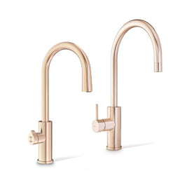 Zip HydroTap G5 BCHA100 4-in-1 Arc Plus tap with Arc Mixer - Brushed Rose Gold-H5L824Z05AU-blue-leaf-bathware
