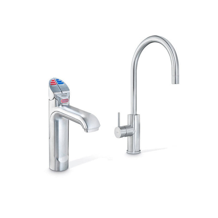 Zip HydroTap G5 BCHA100 4-in-1 Classic tap with Arc Mixer - Brushed Chrome-H51824Z01AU-blue-leaf-bathware