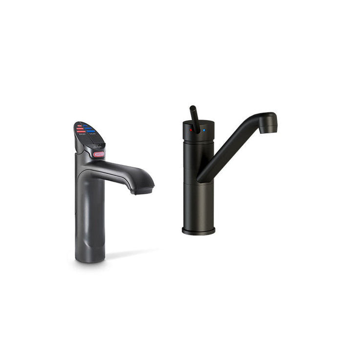 Zip HydroTap G5 BCHA100 4-in-1 Classic tap with Classic Mixer - Matte Black-H51624Z03AU-blue-leaf-bathware