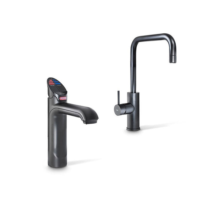 Zip HydroTap G5 BCHA100 4-in-1 Classic tap with Cube Mixer - Matte Black-H51924Z03AU-blue-leaf-bathware