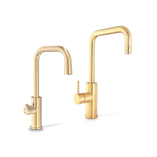 Zip HydroTap G5 BCHA100 4-in-1 Cube Plus tap with Cube Mixer - Brushed Gold-H5C924Z07AU-blue-leaf-bathware