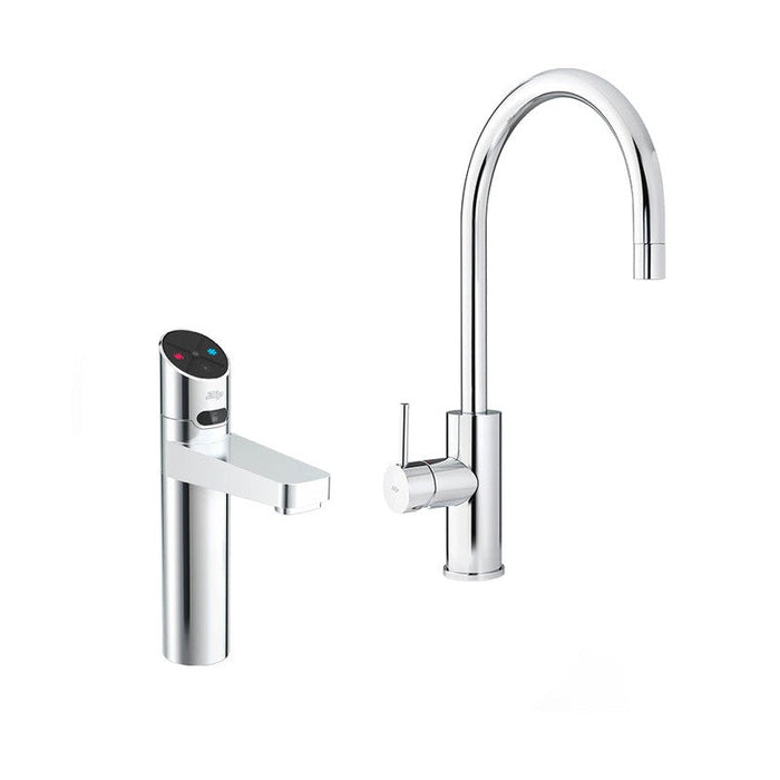 Zip HydroTap G5 BCHA100 4-in-1 Elite Plus tap with Arc Mixer - Brushed Chrome-H5E824Z01AU-blue-leaf-bathware