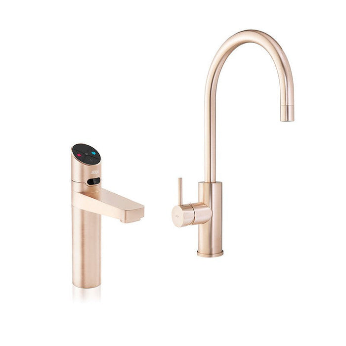 Zip HydroTap G5 BCHA100 4-in-1 Elite Plus tap with Arc Mixer - Brushed Chrome-H5E824Z01AU-blue-leaf-bathware