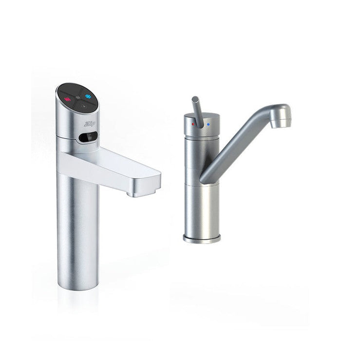 Zip HydroTap G5 BCHA100 4-in-1 Elite Plus tap with Classic Mixer - Brushed Chrome-H5E624Z01AU-blue-leaf-bathware