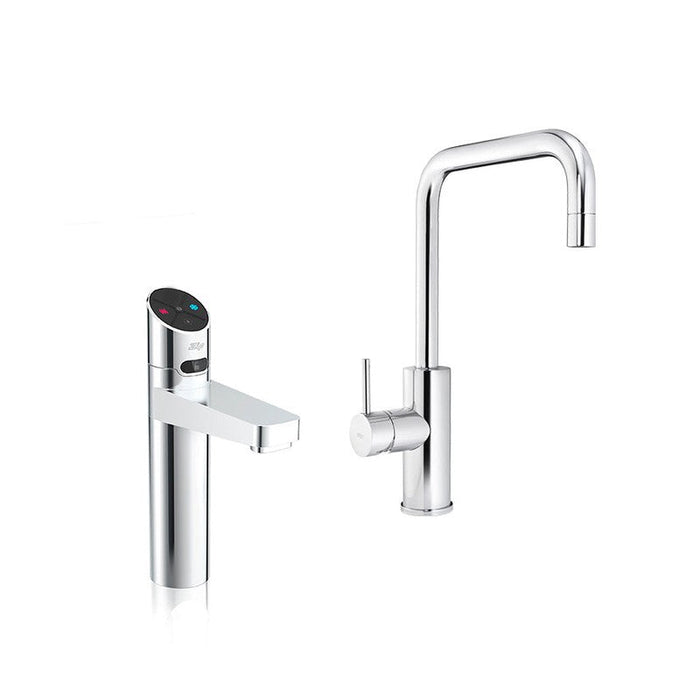 Zip HydroTap G5 BCHA100 4-in-1 Elite Plus tap with Cube Mixer - Brushed Rose Gold-H5E924Z05AU-blue-leaf-bathware