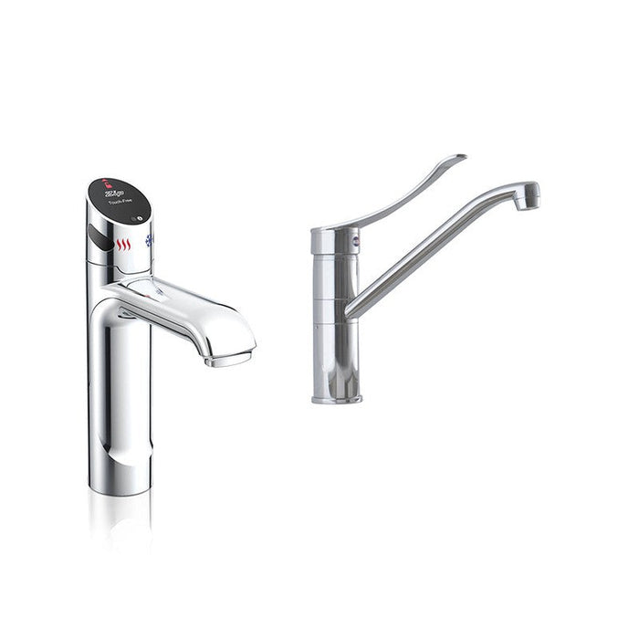 Zip HydroTap G5 BCHA100 4-in-1 Touch-Free Wave tap with Classic Accessible Mixer - Chrome-H5WD24Z00AU-blue-leaf-bathware