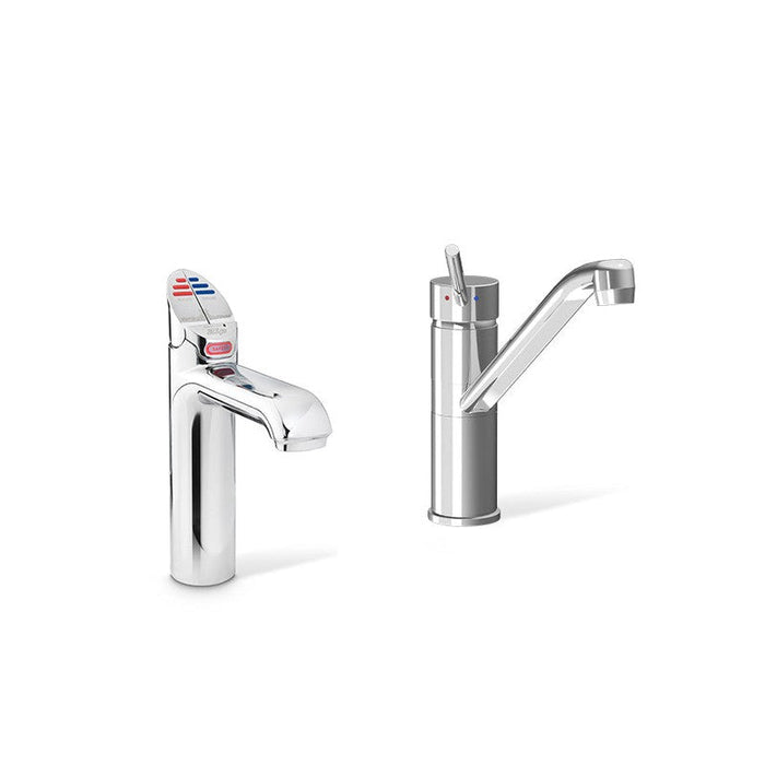 Zip HydroTap G5 BCSHA100 5-in-1 Classic tap with Classic Mixer - Brushed Chrome-H51676Z01AU-blue-leaf-bathware