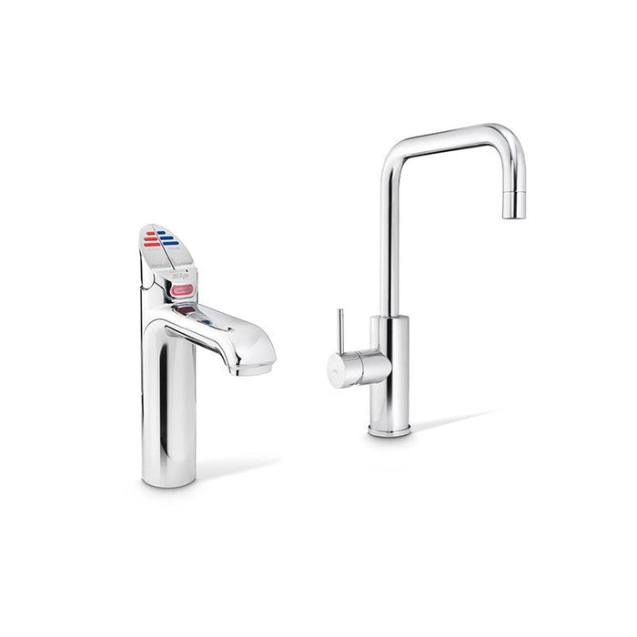 Zip HydroTap G5 BCSHA100 5-in-1 Classic tap with Cube Mixer - Brushed Chrome-H51976Z01AU-blue-leaf-bathware