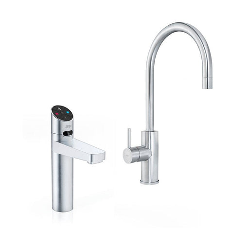 Zip HydroTap G5 BCSHA100 5-in-1 Elite Plus tap with Arc Mixer - Brushed Chrome-H5E876Z01AU-blue-leaf-bathware