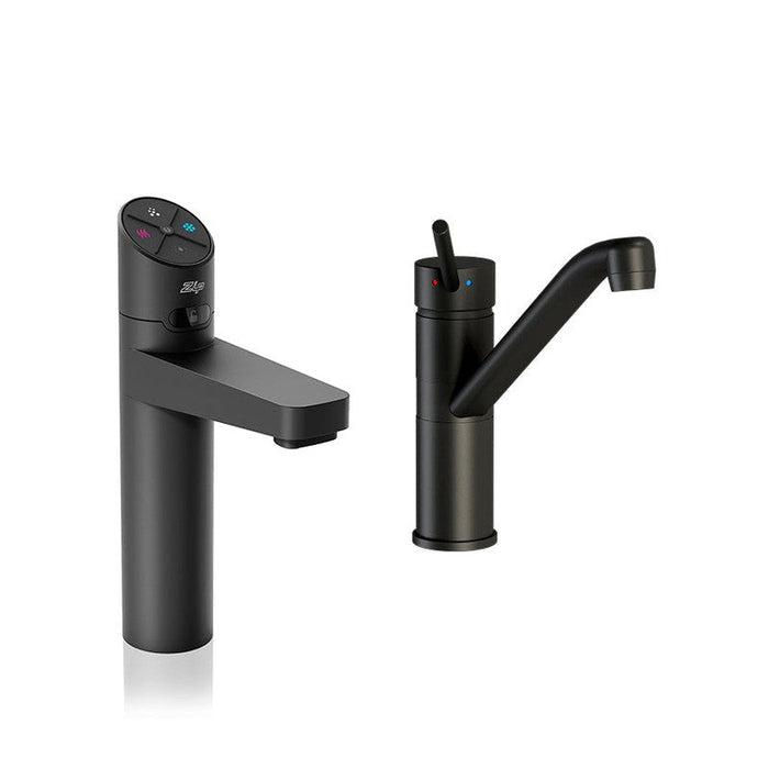 Zip HydroTap G5 BCSHA100 5-in-1 Elite Plus tap with Classic Mixer - Matte Black-H5E676Z03AU-blue-leaf-bathware