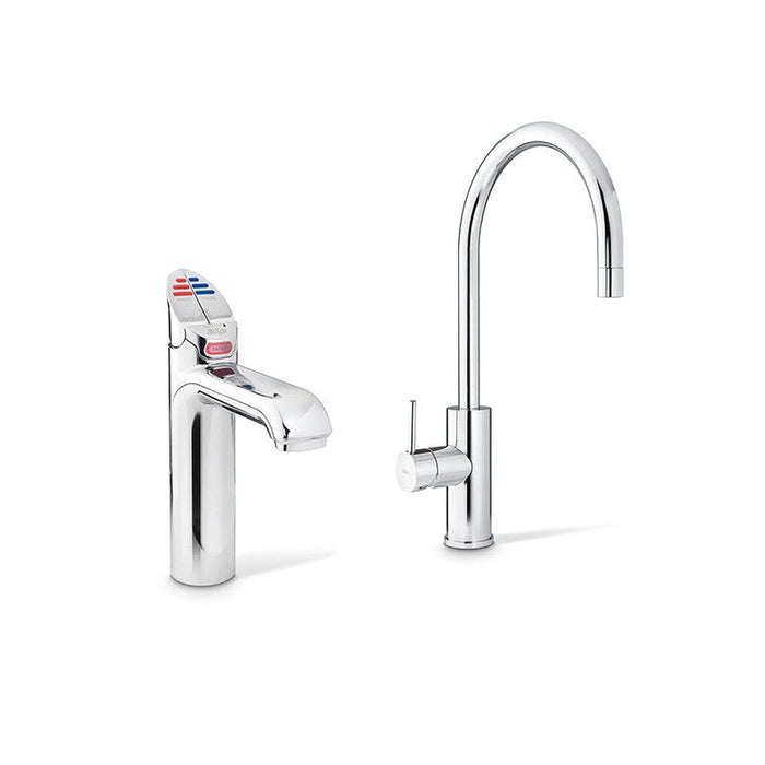 Zip HydroTap G5 BCSHA60 5-in-1 Classic tap with Arc Mixer - Brushed Chrome-H51875Z01AU-blue-leaf-bathware