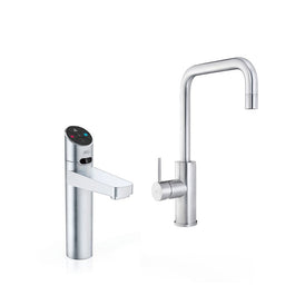 Zip HydroTap G5 BCSHA60 5-in-1 Elite Plus tap with Cube Mixer - Brushed Chrome-H5E975Z01AU-blue-leaf-bathware