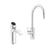 Zip HydroTap G5 BHA100 3-in-1 Classic Plus tap with Arc Mixer - Brushed Chrome-H55857Z01AU-blue-leaf-bathware