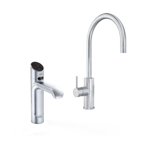 Zip HydroTap G5 BHA100 3-in-1 Classic Plus tap with Arc Mixer - Brushed Chrome-H55857Z01AU-blue-leaf-bathware