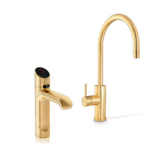 Zip HydroTap G5 BHA100 3-in-1 Classic Plus tap with Arc Mixer - Brushed Gold-H55857Z07AU-blue-leaf-bathware