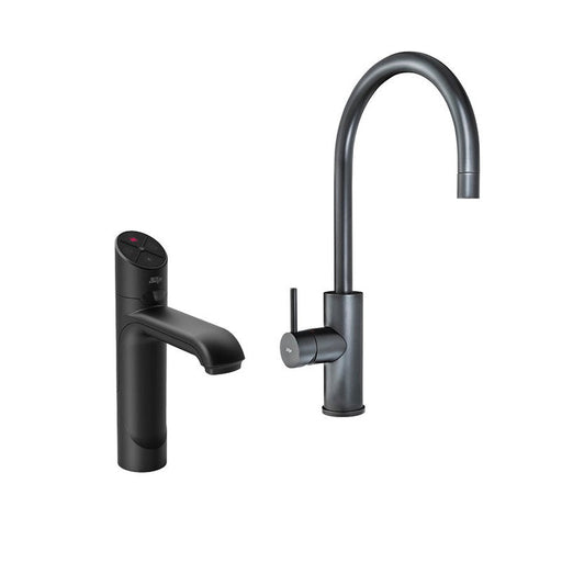 Zip HydroTap G5 BHA100 3-in-1 Classic Plus tap with Arc Mixer - Matte Black-H55857Z03AU-blue-leaf-bathware