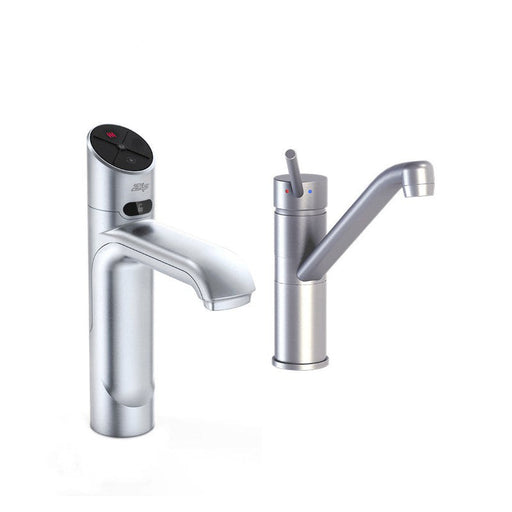 Zip HydroTap G5 BHA100 3-in-1 Classic Plus tap with Classic Mixer - Brushed Chrome-H55657Z01AU-blue-leaf-bathware