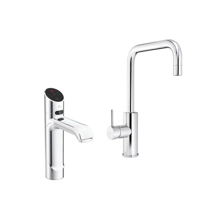 Zip HydroTap G5 BHA100 3-in-1 Classic Plus tap with Cube Mixer - Brushed Chrome-H55957Z01AU-blue-leaf-bathware