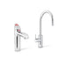 Zip HydroTap G5 BHA100 3-in-1 Classic tap with Arc Mixer - Brushed Chrome-H51857Z01AU-blue-leaf-bathware