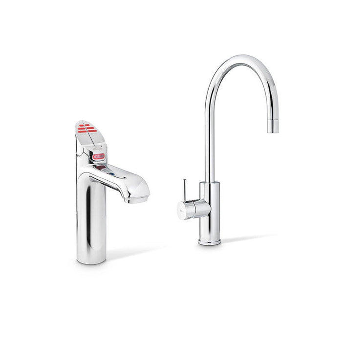 Zip HydroTap G5 BHA100 3-in-1 Classic tap with Arc Mixer - Matte Black-H51857Z03AU-blue-leaf-bathware