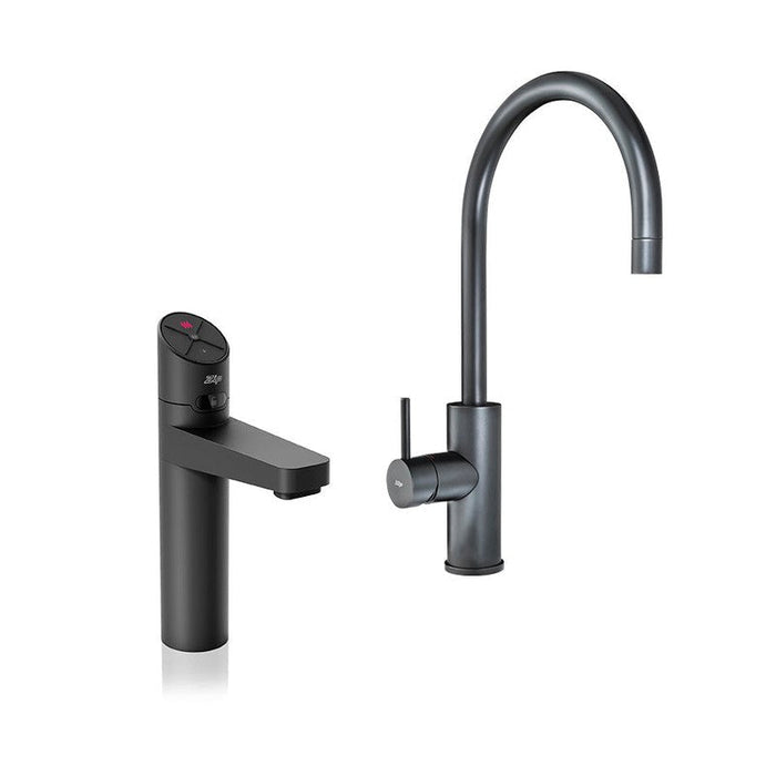 Zip HydroTap G5 BHA100 3-in-1 Elite Plus tap with Arc Mixer - Brushed Chrome-H5E857Z01AU-blue-leaf-bathware