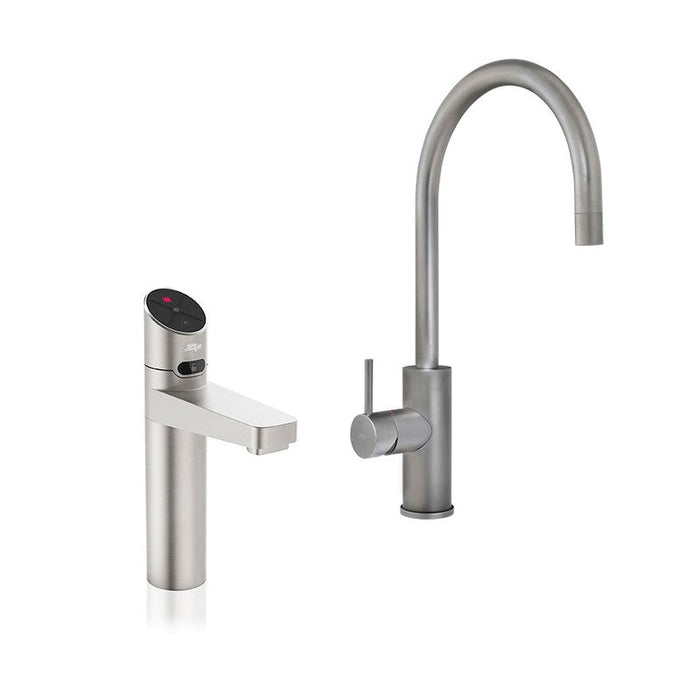 Zip HydroTap G5 BHA100 3-in-1 Elite Plus tap with Arc Mixer - Gunmetal-H5E857Z09AU-blue-leaf-bathware