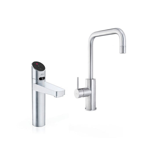 Zip HydroTap G5 BHA100 3-in-1 Elite Plus tap with Cube Mixer - Brushed Chrome-H5E957Z01AU-blue-leaf-bathware