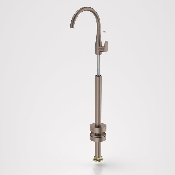 Caroma Contura II Freestanding Bath Filler - Trim Kit - Brushed Bronze