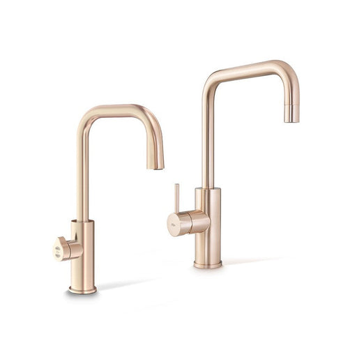 blue-leaf-bathware- Zip HydroTap G5 BCHA100 4-in-1 Cube Plus tap with Cube Mixer - Brushed Rose Gold-H5C924Z05AU