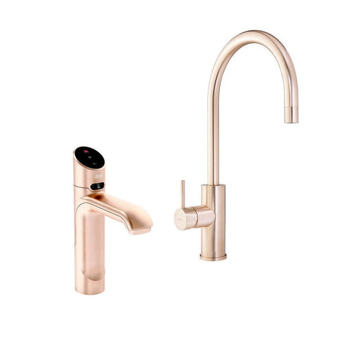 blue-leaf-bathware- Zip HydroTap G5 BHA100 3-in-1 Classic Plus tap with Arc Mixer - Brushed Rose Gold-H55857Z05AU