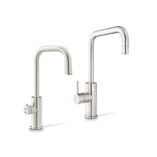 blue-leaf-bathware- Zip HydroTap G5 BHA100 3-in-1 Cube Plus tap with Cube Mixer - Brushed Nickel-H5C957Z11AU