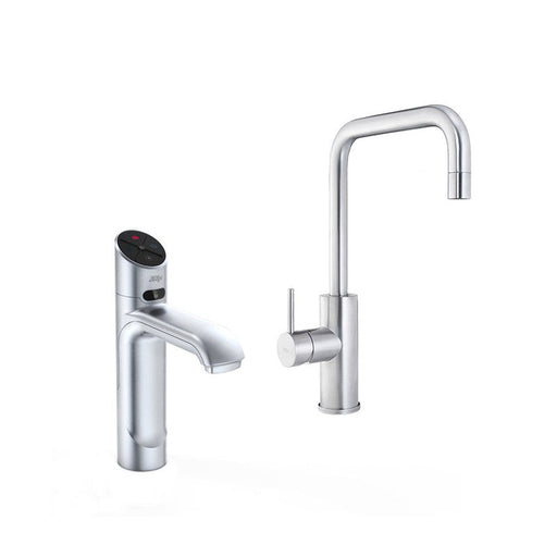 blue-leaf-bathware- Zip HydroTap G5 BHA60 3-in-1 Classic Plus tap with Cube Mixer - Brushed Chrome-H55956Z01AU
