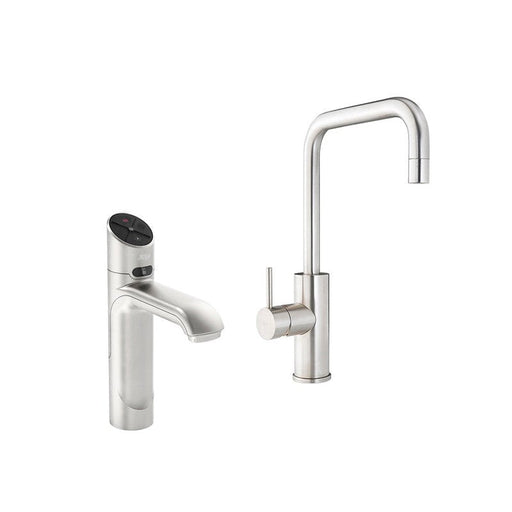 blue-leaf-bathware- Zip HydroTap G5 BHA60 3-in-1 Classic Plus tap with Cube Mixer - Brushed Nickel-H55956Z11AU
