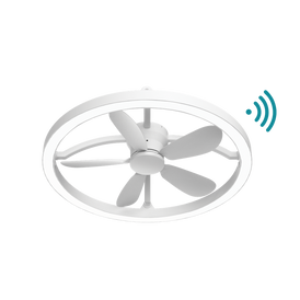 Martec Catalina DC 21″ Smart Ceiling Fan With Remote Control + LED Light - Matt White