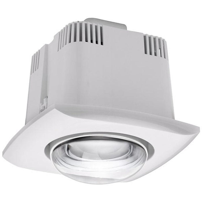 Martec Contour 1 Single Heat Lamp Bathroom heater - White - Dimensions & Features
