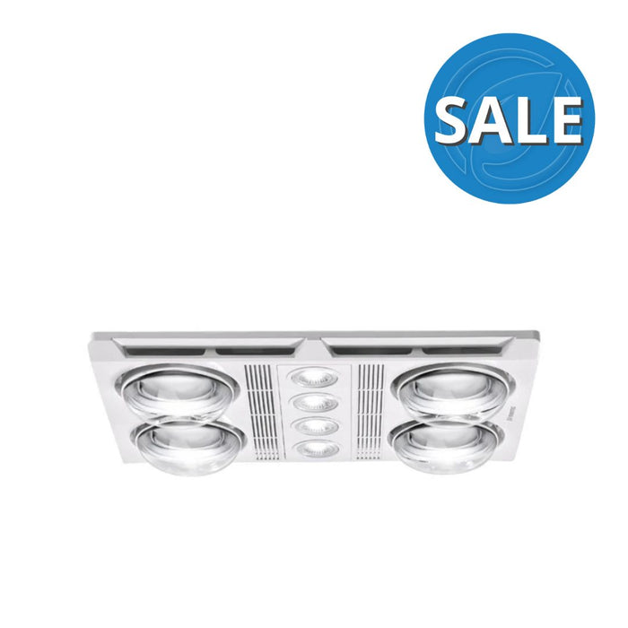 Martec Profile Plus 4 3-in-1 Bathroom Heater with Exhaust Fan - White