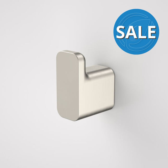 Caroma Luna Robe Hook - Brushed Nickel