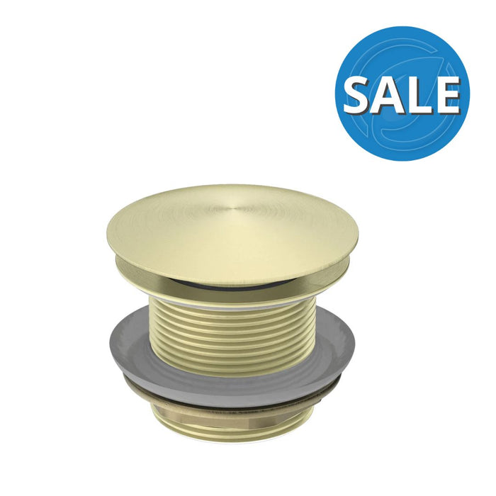 Nero 40mm Bath Pop-Up Plug With Removable Waste No Overflow - Brushed Gold