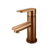 Meir Round Paddle Basin Mixer - Lustre Bronze-blue-leaf-bathware