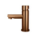 Meir Round Pinless Basin Mixer - Lustre Bronze-blue-leaf-bathware
