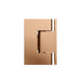 Meir Glass to Wall Shower Door Hinge - Lustre Bronze-blue-leaf-bathware