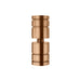 Meir Shower Door Round Handle - Lustre Bronze-blue-leaf-bathware
