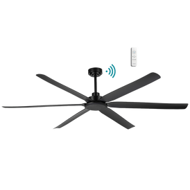 Martec Osprey DC 80″ Smart Ceiling Fan With WIFI Remote Control - Matt Black / Matt Black