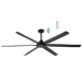 Martec Osprey DC 80″ Smart Ceiling Fan With WIFI Remote Control - Matt Black / Matt Black