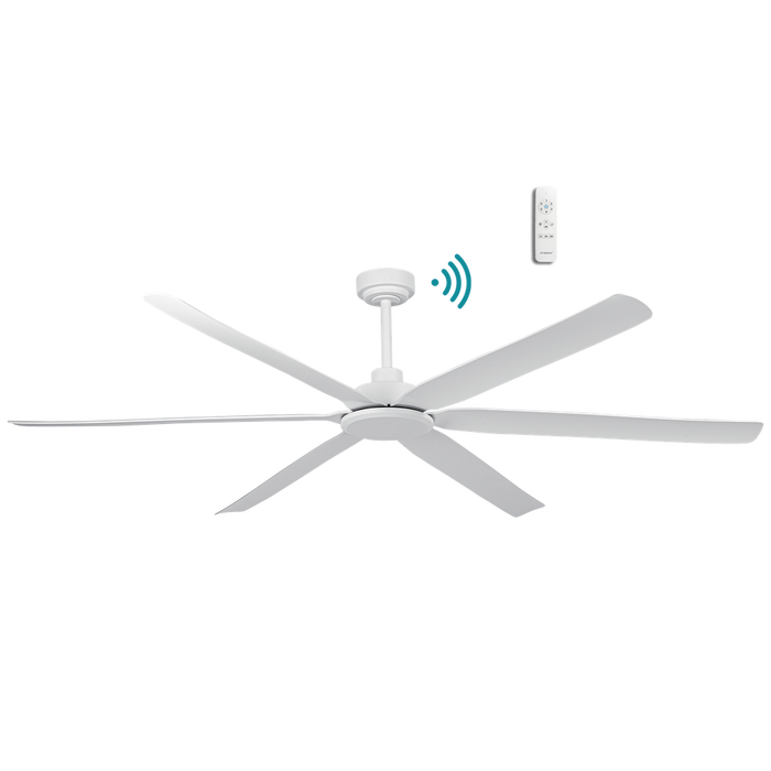 Martec Osprey DC 80″ Smart Ceiling Fan With WIFI Remote Control - Matt White / Matt White